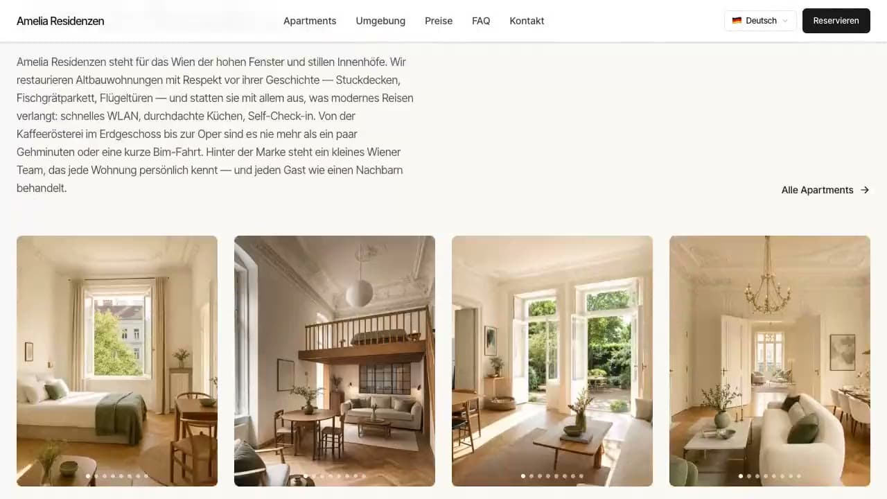 Von Ihren Links zur fertigen Website — in 49 Sekunden