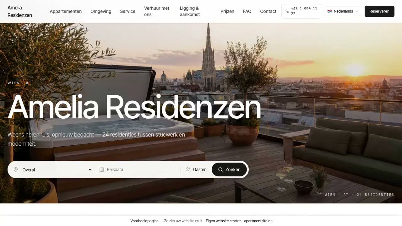 Van uw links naar een kant-en-klare website — in 49 seconden